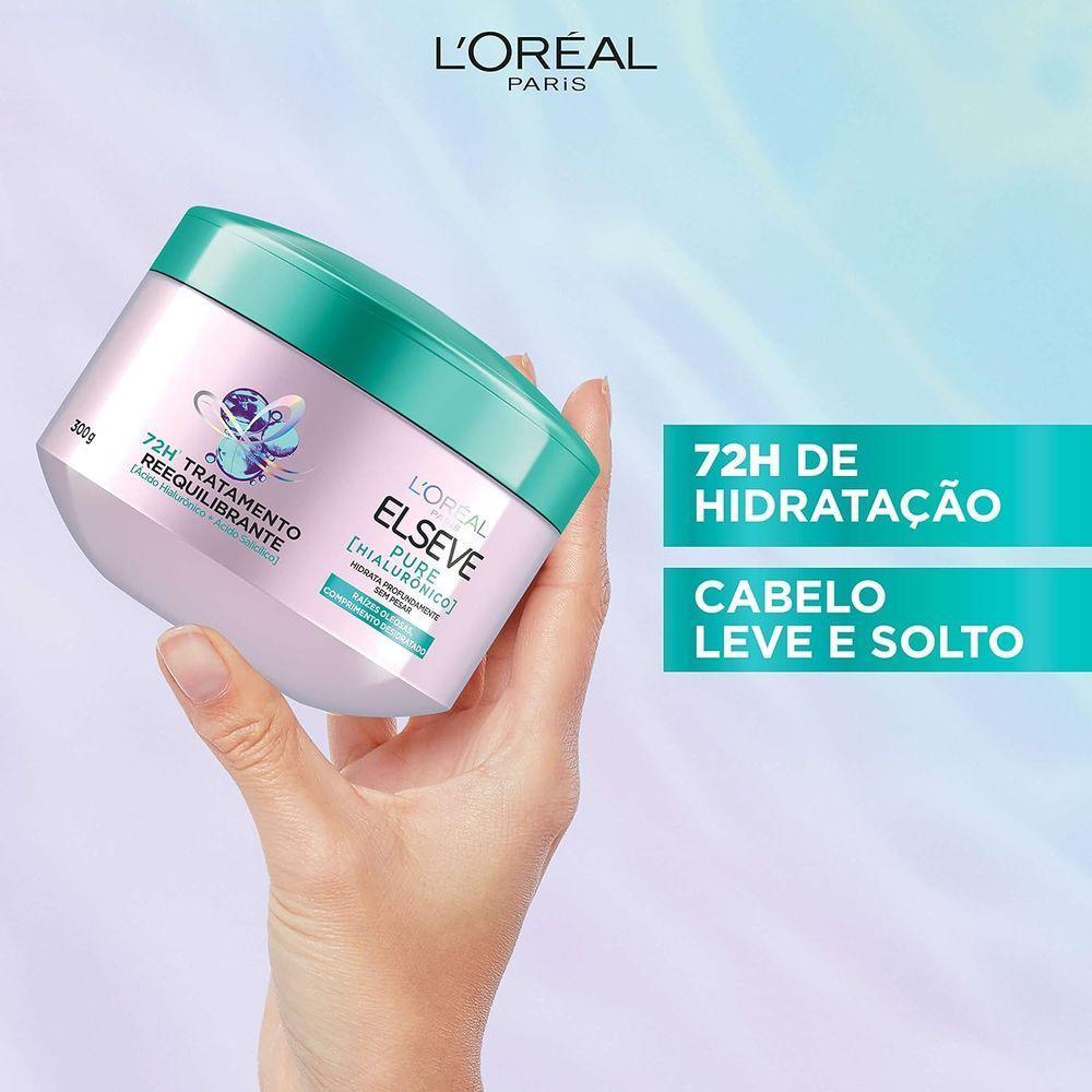 Máscara De Tratamento L'oréal Paris Elseve Pure Hialurônico 300gm - 2