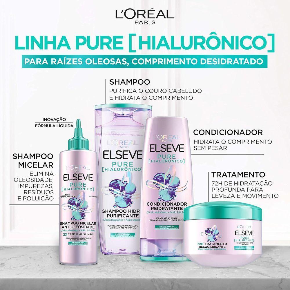 Máscara De Tratamento L'oréal Paris Elseve Pure Hialurônico 300gm - 3