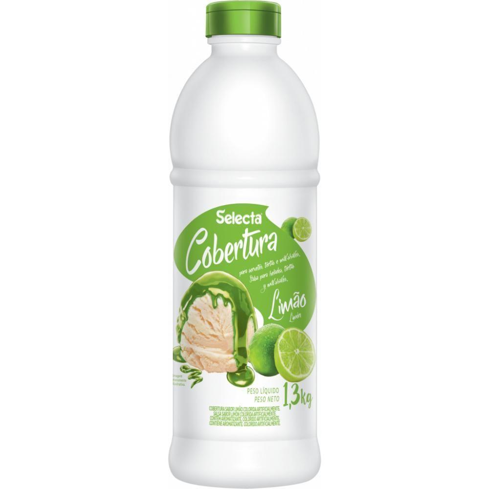 Cobertura Concentrado De Sorvete E Sobremesas Selecta 1,3kg - Limão - 1