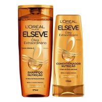 Kit Shampoo + Condicionador L'oréal Paris Elseve óleo Extraordinário 375 Ml + 170 Ml - 2
