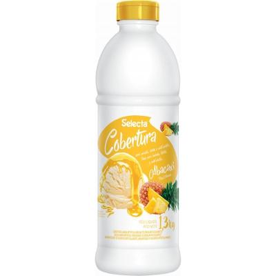 Cobertura Concentrado De Sorvete E Sobremesas Selecta 1,3kg - Abacaxi