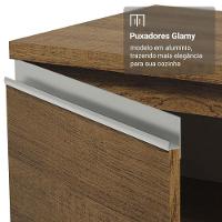 Armário De Cozinha Completa 340cm Rustic Glamy Madesa 01 Rustic - 6