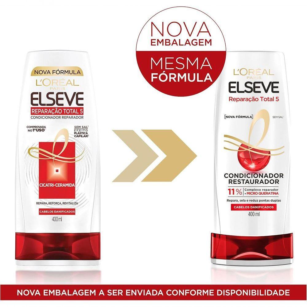 Condicionador L\'oréal Paris Elseve Reparação Total 5+ 400ml - 5