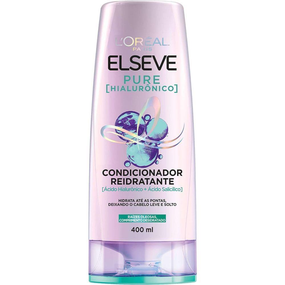 Condicionador Reidratante L\'oréal Paris Elseve Pure Hialurônico 400ml - 1