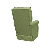 Poltrona De Amamentação Balanço Ellen Com Puff Boucle Verde - 6