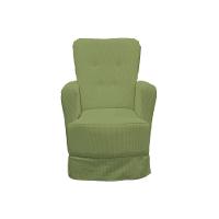 Poltrona De Amamentação Balanço Lis Com Puff boucle Verde - 7