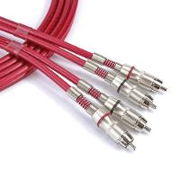 Cabo Santo Angelo Rca Paredao 3 Metros Estereo Vermelho Cristal - 3