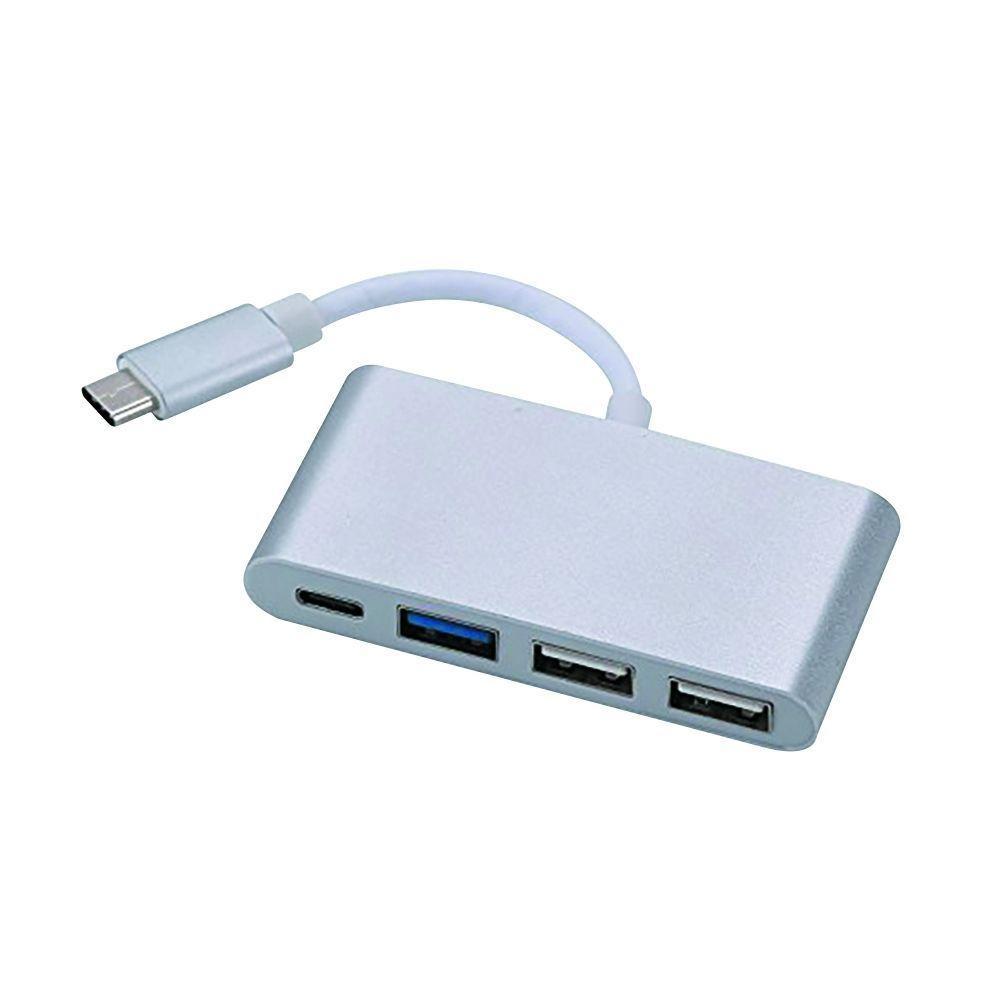Cabo Adaptador Usb C Macho 1 X Usb C + Usb 3.0 E 2.0 Femea - 1