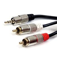 Cabo P2 Stereo X 2 Rca Metal 1,80 Metro - 1