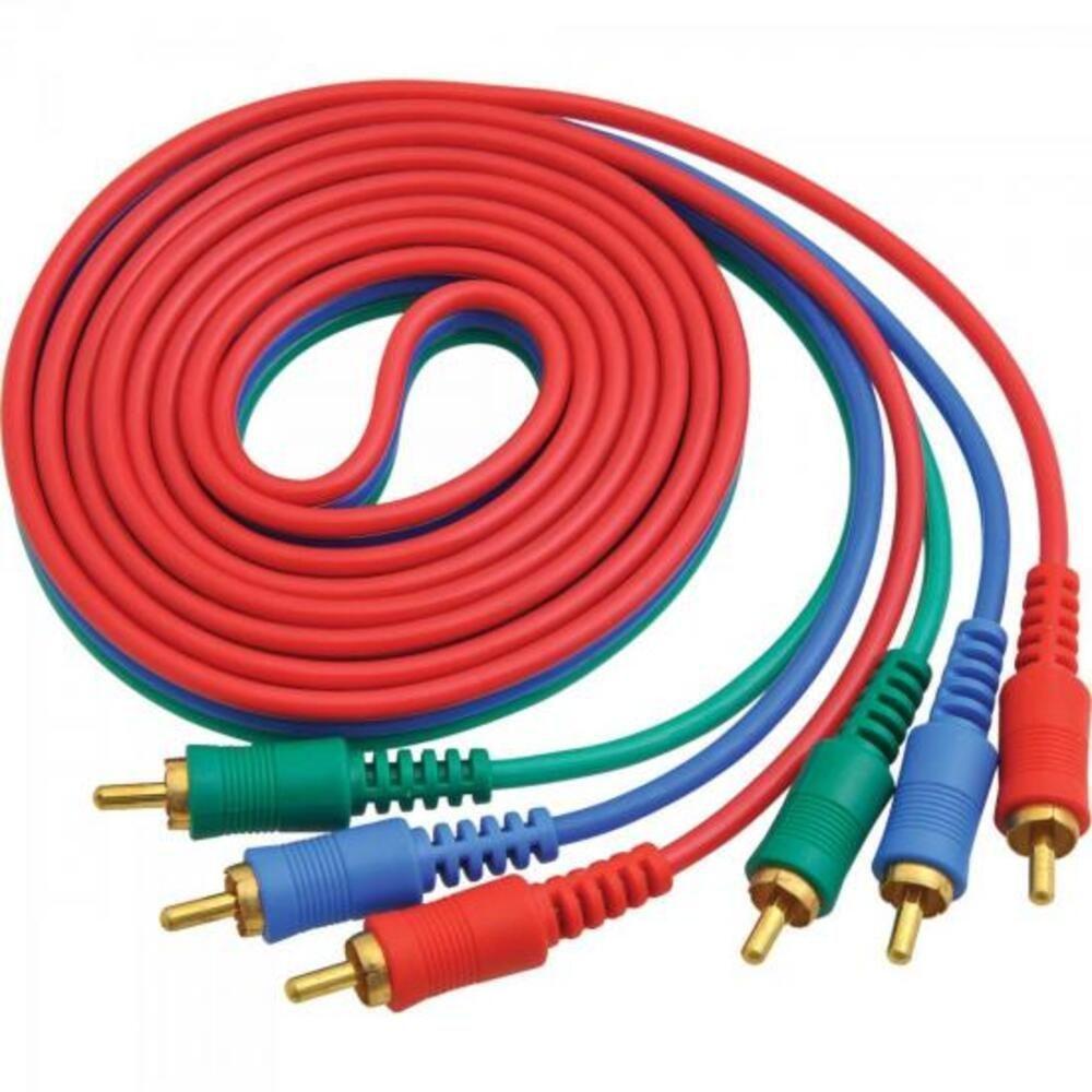 Cabo Video Componente 3rca Macho X 3rca Macho Cbvc0003 5m Storm - 1