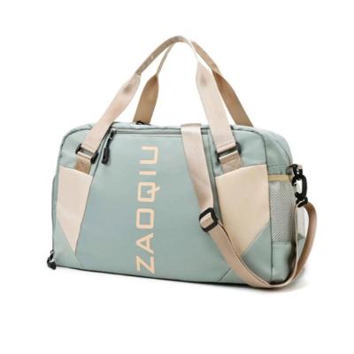 Bolsa Mala Grande Com Alça Academia Esportiva Porta Sapatos Verde Claro