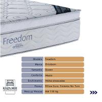 Cama Box Baú Bege E Colchão Freedom Molas Ensacadas Queen Ortobom
