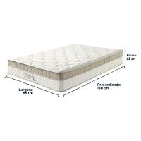 Cama Box Baú Preto E Colchão King Best Molas Ensacadas Solteiro 88x188x33 Anjos - 5