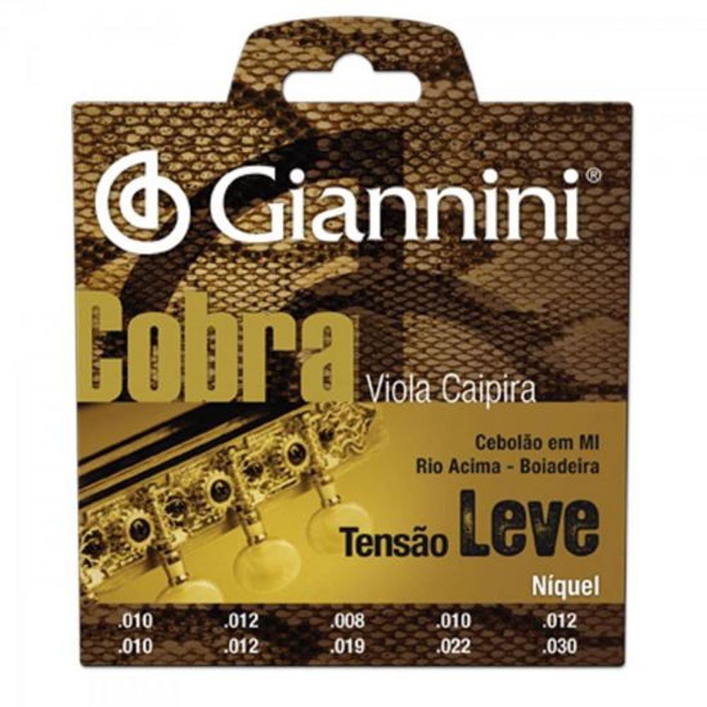 Encordoamento Para Viola Gesvnl Serie Cobra Aco Leve Giannini - 1
