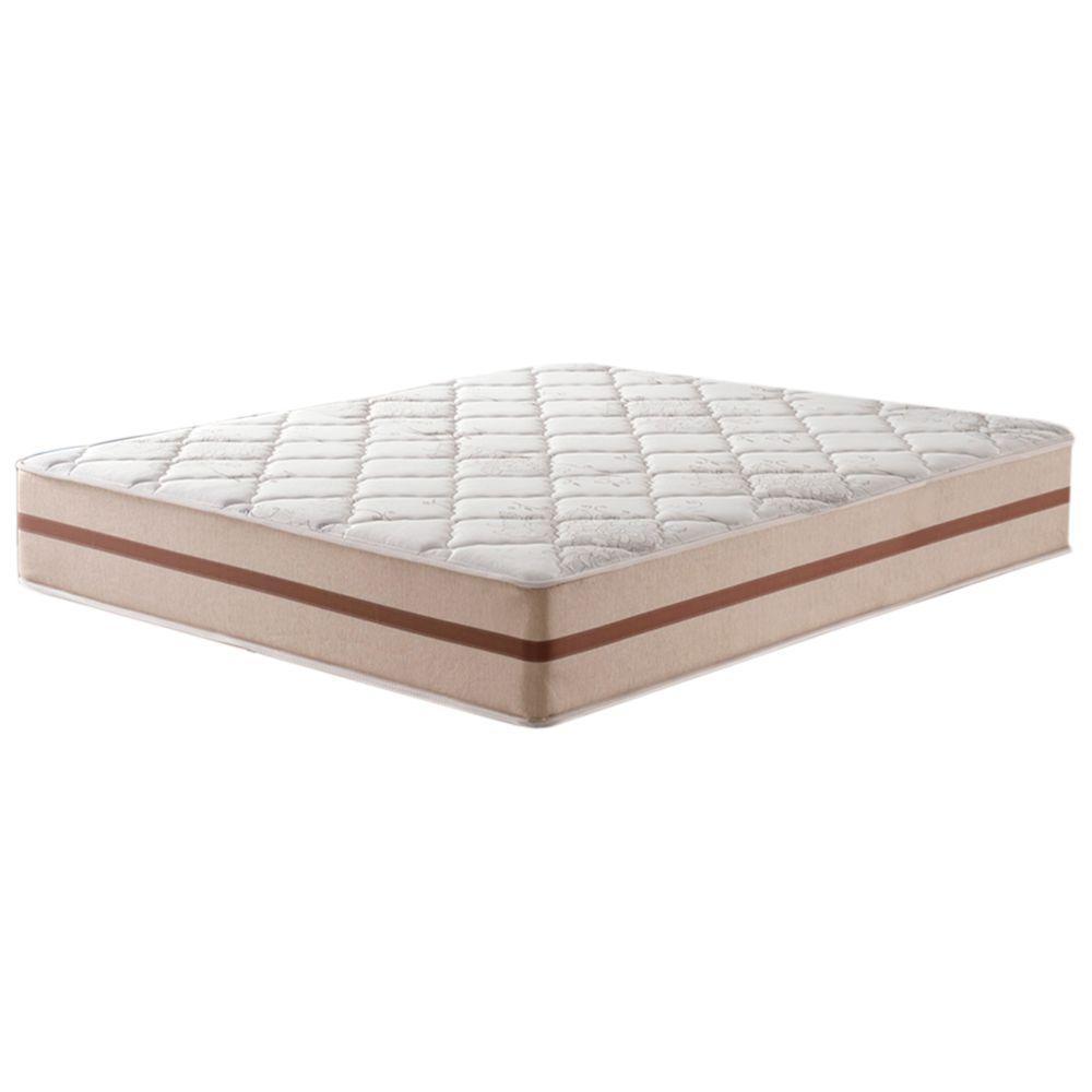 Cama Box Baú Branco E Colchão Classic 22 Cm Molas Ensacadas Casal Anjos - 2