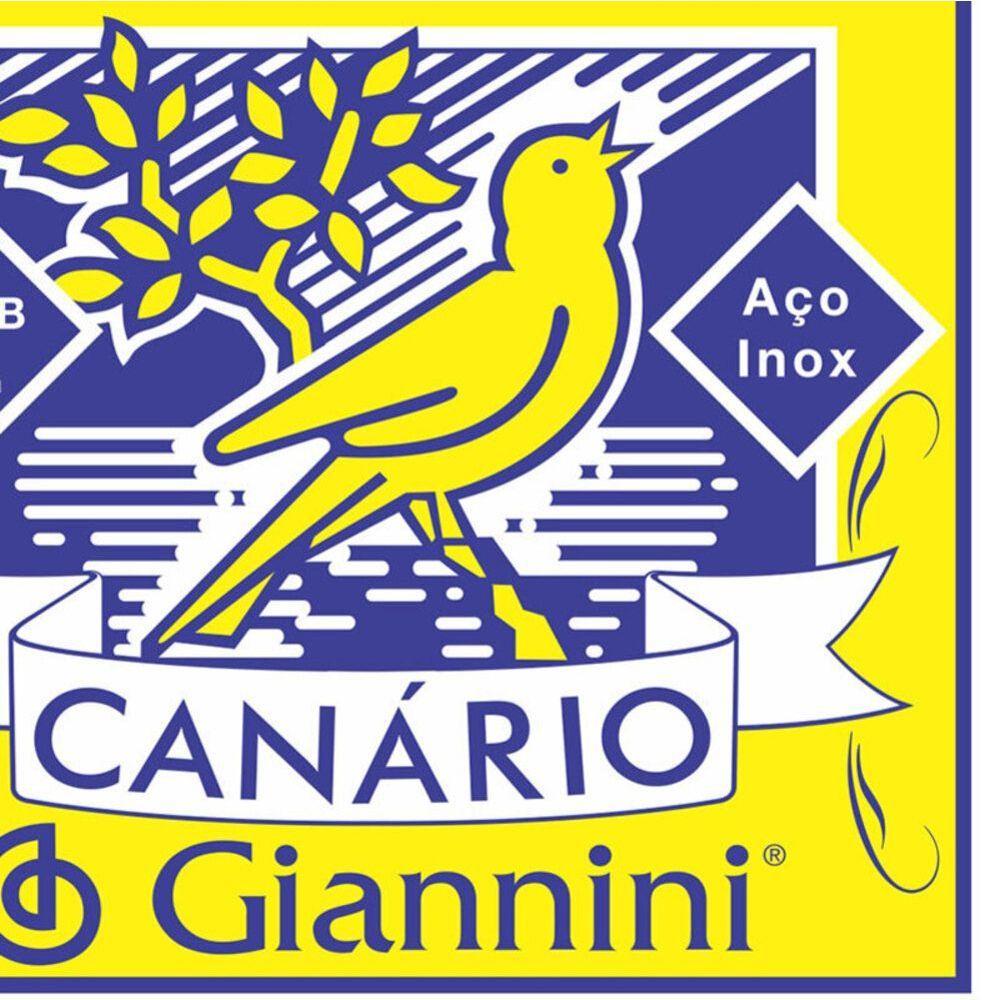 Corda Para Viola Giannini Gesvb Serie Canario Bolinha Aco Media - 3
