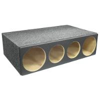 Caixa Vazia Para 2 Cornetas E 2 Tweeters Retangular Acarpetada - 1