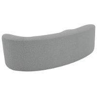 Divã Recamier Orgânico Tokyo 200cm Lado Esquerdo Bouclé - Amarena Móveis Cor Cinza - 3