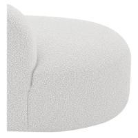 Divã Recamier Orgânico Tokyo 200cm Lado Direito Bouclé - Amarena Móveis Cor Branco - 7