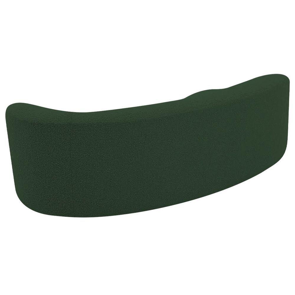 Divã Recamier Orgânico Tokyo 160cm Lado Esquerdo Linho - Amarena Móveis Cor Verde - 4