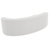Divã Recamier Orgânico Tokyo 180cm Lado Esquerdo Bouclé - Amarena Móveis Cor Branco - 3