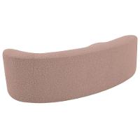 Divã Recamier Orgânico Tokyo 160cm Lado Esquerdo Linho - Amarena Móveis Cor Rosê - 5