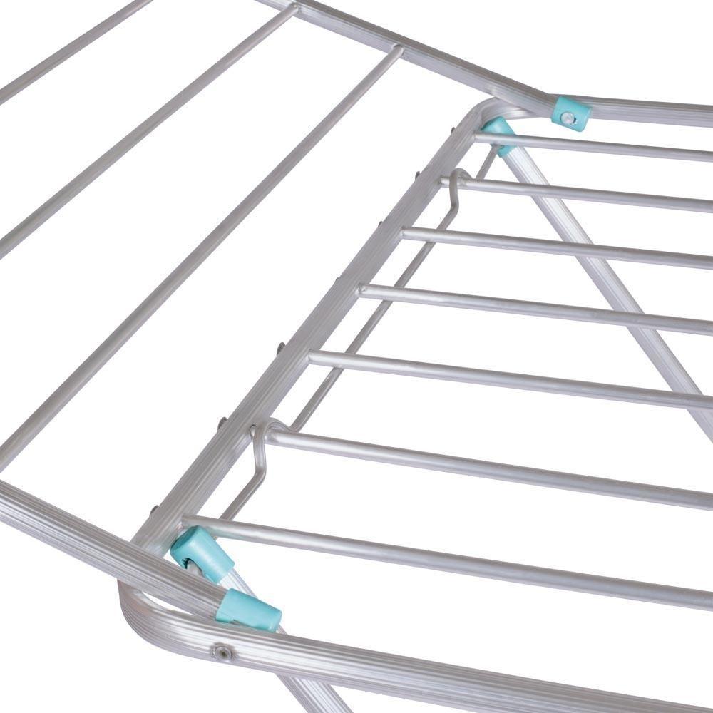 Varal De Chão Com Abas Maxi Gigante 20 Kg 13m Alumínio Mor - 4