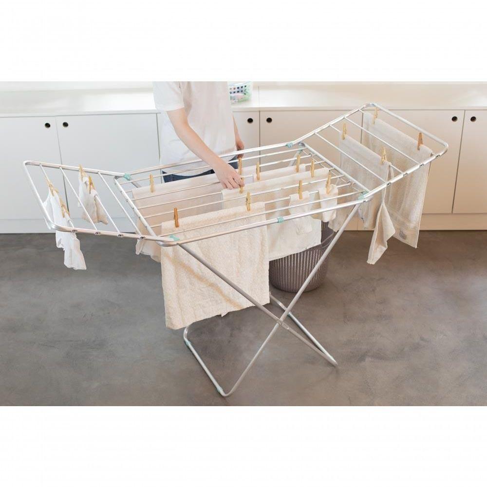 Varal De Chão Com Abas Maxi Gigante 20 Kg 13m Alumínio Mor - 5