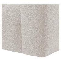 Kit 1 Sofá 180cm 1 Poltrona Luxo Recepção Sala Elegance Bouclé Cor Branco - 10