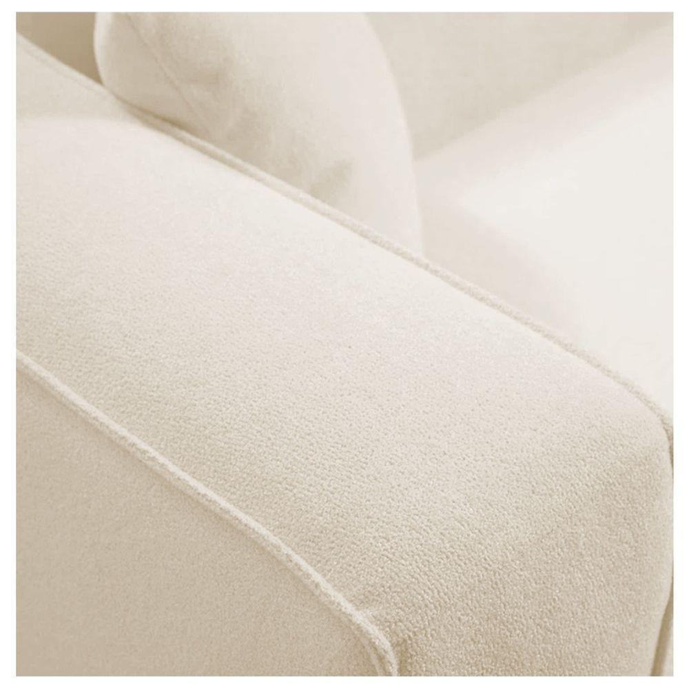 Kit Sofá 2 Lugares 160cm E Poltrona Cecília Bouclé Adj Decor Bege - 7