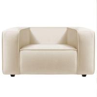 Kit Sofá 2 Lugares 160cm E Poltrona Cecília Bouclé Adj Decor Bege - 5