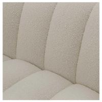 Kit 1 Sofá 150cm 2 Poltrona Luxo Recepção Sala Elegance Linho Cor Bege - 7