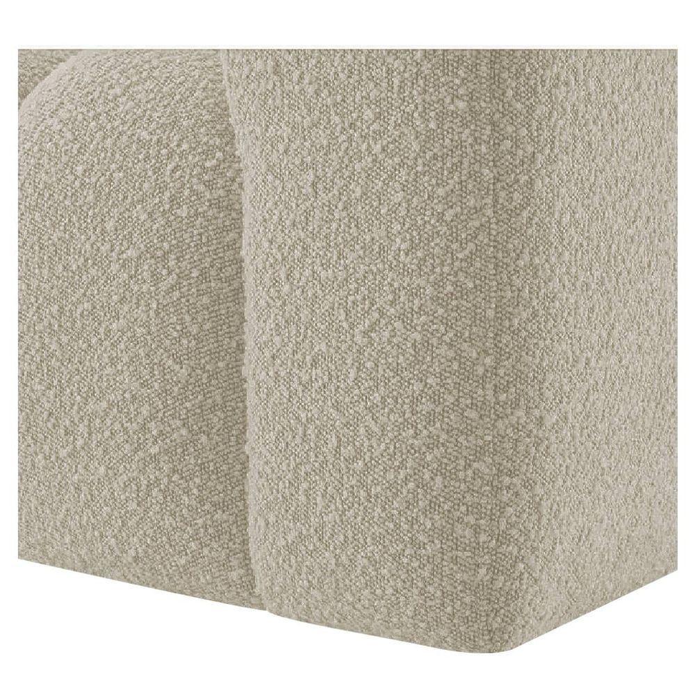 Kit 1 Sofá 180cm 2 Poltrona Luxo Recepção Sala Elegance Bouclé Cor Bege - 10