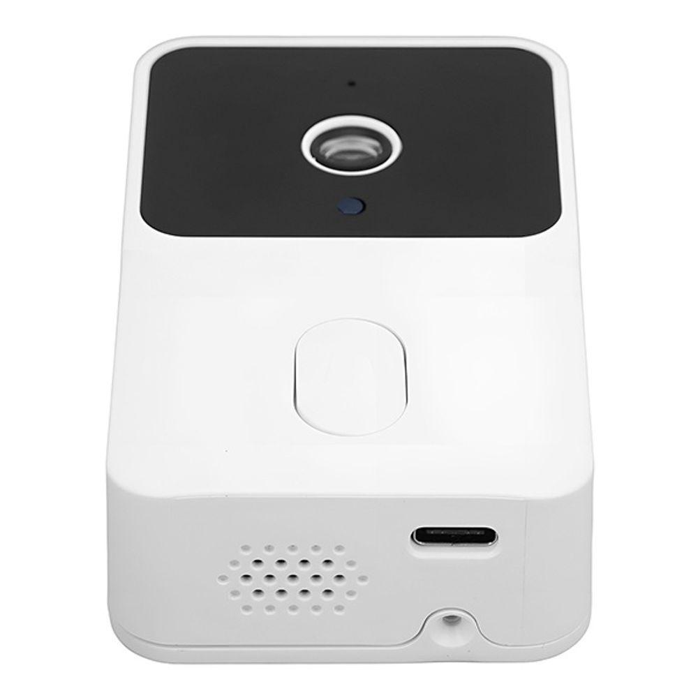 Campainha Wi-fi Inteligente Com Interfone Câmera De Vídeo E Visão Noturna Conexão Por App - 1