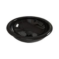 Kit Cuba De Apoio Ou Sobrepor Lume Com Válvula Click Black Preto Brilho - 1