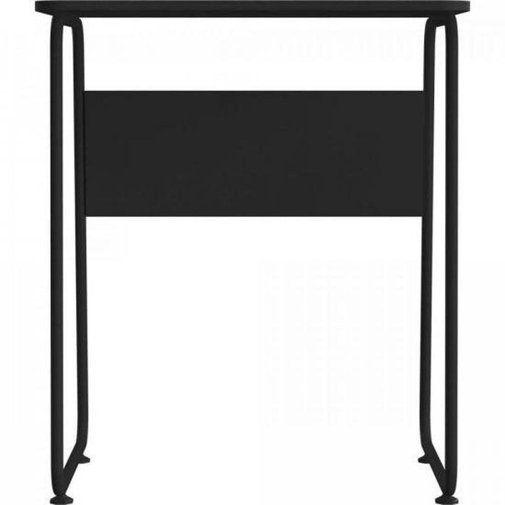 Mesa Compacta Para Computador New Job Preta Multivisão - 1