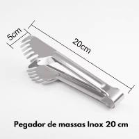 Pegador Massas Macarrão Aço Inox Multiuso Culinário - 7
