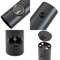 Kit 2 Moedor Elétrico Pimenta Sal Regulador De Moagem - 7