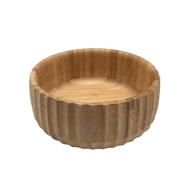 Bowl Canelado De Bambu Pequeno 15cm- Oikos