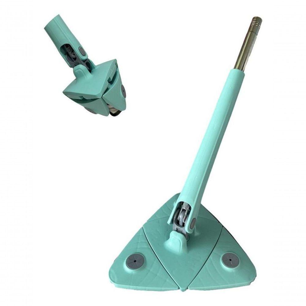 Rodo Mop Triangular Giratório Com 2 Refis Limpeza Completa - 1