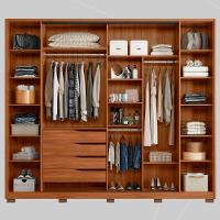 Guarda Roupa Casal 4 Portas 2 Portas em Reflecta com Pés Amendola Touch/Nude Prime Tx Demartêz