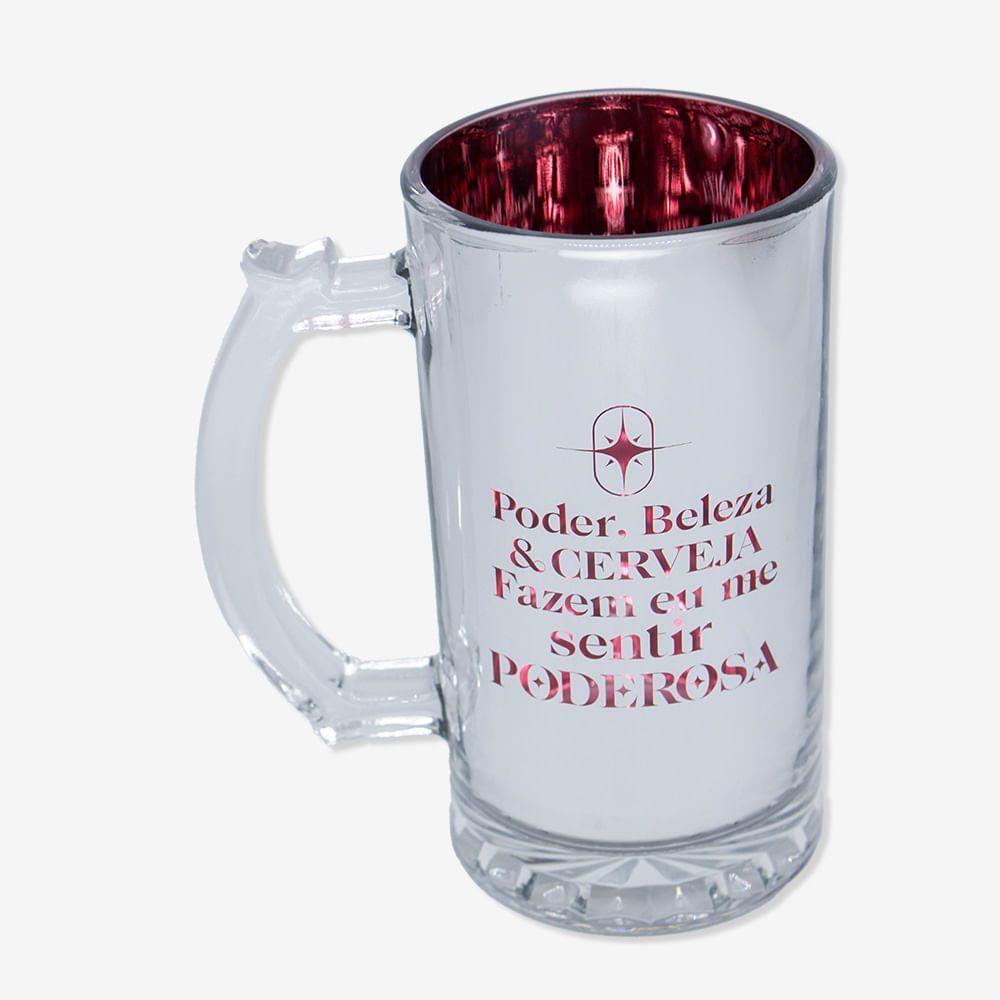 Caneca De Chopp Eletrostática Beleza E Cerveja - Zonacriativa - 1