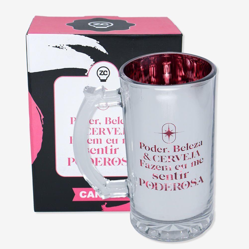 Caneca De Chopp Eletrostática Beleza E Cerveja - Zonacriativa - 2