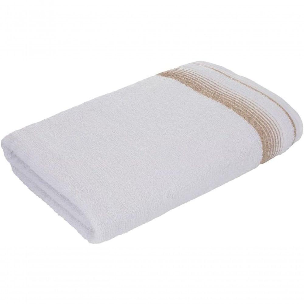 Jogo De Toalhas Luxury Soft Beka Banho + Rosto + 1 Piso Luxo Branco - 5