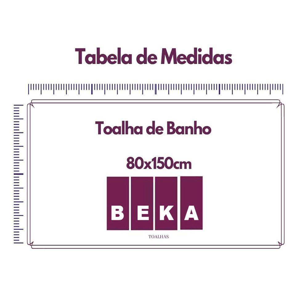 2 Toalhas De Banho Luxury Soft Beka Luxo Branco - 2