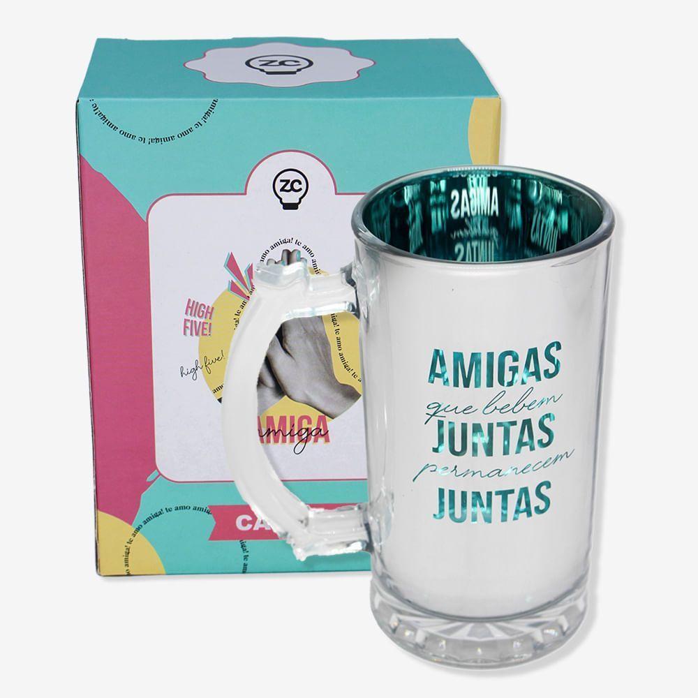 Caneca De Chopp Eletrostática Amigas Juntas Zonacriativa - 3
