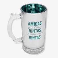Caneca De Chopp Eletrostática Amigas Juntas Zonacriativa - 1