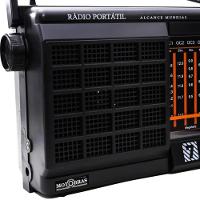 Rádio Portatil 7 Faixas Rm-pft73ac Preto Motobras - 3