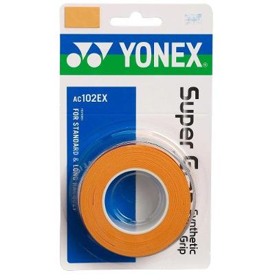 Overgrip Yonex Super Grap Com 03 Unidades Cor Laranja