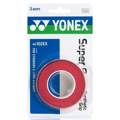 Overgrip Yonex Super Grap Com 03 Unidades Cor Vermelho